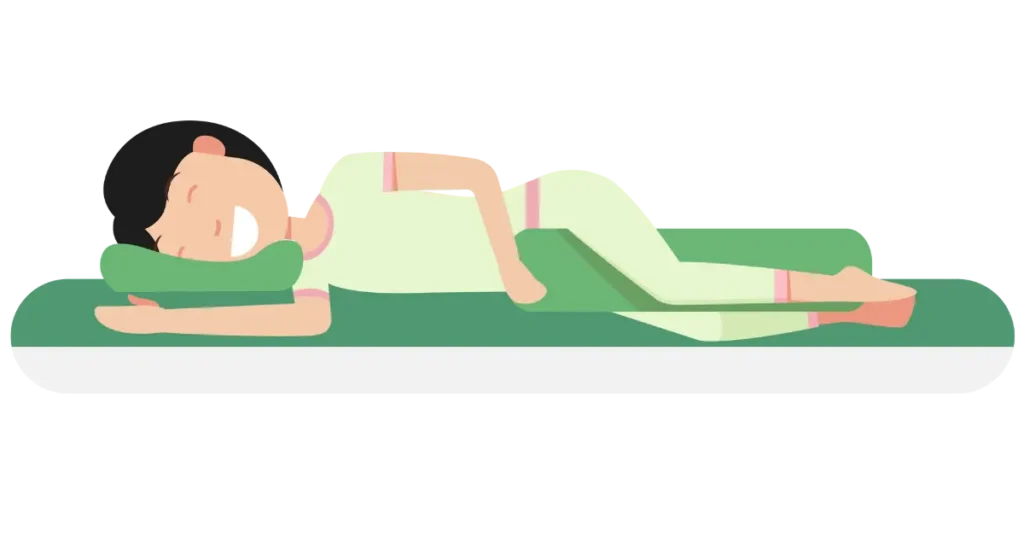 side sleeping position for lower back pain