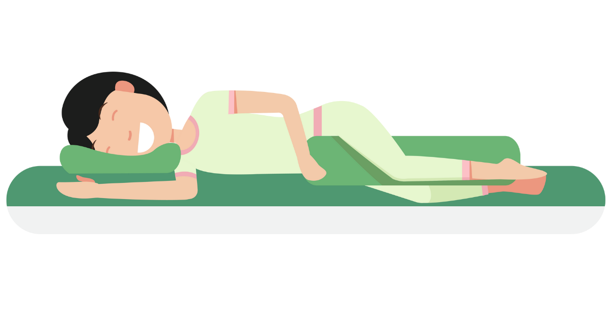 side sleeping position for lower back pain